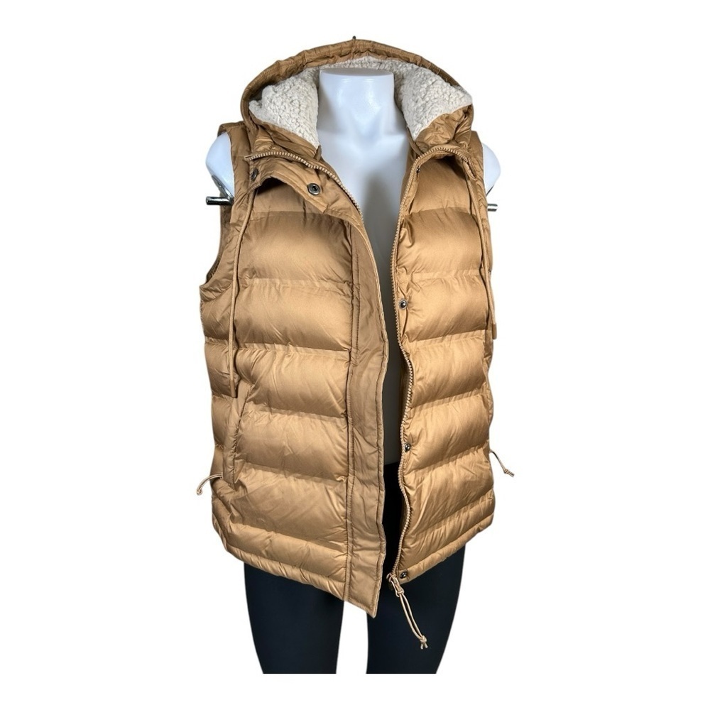 Arizona Womens Puffer Vest Juniors size L color golden pore-loved